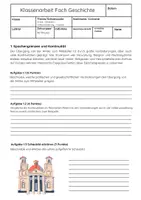 Vorschau - Arbeitsblätter - Von der Antike zum Mittelalter: Klasse 6 Klassenarbeit - Seite 1