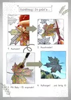 Vorschau - Arbeitsblätter - Herbstblätter: bunt ausmalen und gestalten - Seite 2
