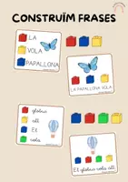 Vista previa - Tarjetas / Manipulativos - Construïm frases - Portada