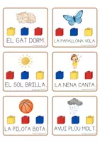 Vista previa - Tarjetas / Manipulativos - Construïm frases - página 3