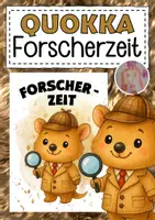 Vorschau - Bildkarten - Quokkaklasse Forscherzeit - Deckblatt