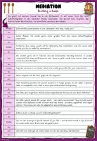 Vorschau - Arbeitsblätter - Mediation / Sprachmittlung - Booking a table in a restaurant - Seite 3