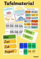 Vorschau - Präsentationen/Tafelbilder - Tafelmaterial Kalender, Tafelmaterial, Kalender (auch mit Jänner) - Deckblatt