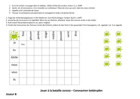 Vorschau - Spiele - Verbspiele 2. Lernjahr Französisch - Seite 1