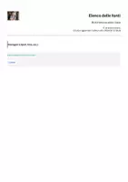 anteprima - Didattica a stazioni - Elenco delle fonti - Pagina 1
