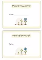 Vorschau - Fördermaterial/Inklusion - Growth Mindset: Reflexion Verhalten mit Pflanzensymbolen - Seite 1
