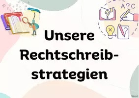 Vorschau - Poster - Plakate Rechtschreibstrategien im Fach Deutsch - Seite 1