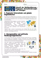 Vorschau - Arbeitsblätter - Zukunft der Weltbevölkerung - Prognosen, Herausforderungen und Lösungen - Seite 2
