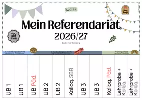 Vorschau - Anderer Materialtyp - Referndariat Abreißkalender Baden-Württemberg - Seite 2