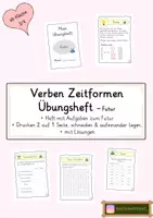 Vorschau - Arbeitsblätter - Verben Zeitformen Übungshefte Materialpaket - Seite 1