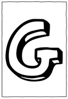 Vorschau - Mal- und Bastelvorlagen - Buchstabe G - Alphabetisierung - Bildkarten - Anlaut - Seite 2