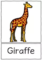 Vorschau - Mal- und Bastelvorlagen - Buchstabe G - Alphabetisierung - Bildkarten - Anlaut - Seite 3