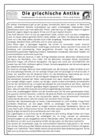 Vorschau - Arbeitsblätter - Griechische Stadtstaaten | Geschichte Klasse 5/6 - Seite 1