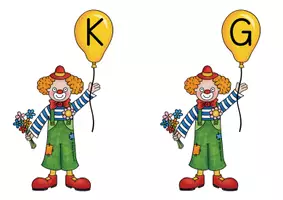 Vorschau - Spiele - auditive Differenzierung K - G (Fasching/Karneval) - Seite 2