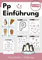 Vorschau - Arbeitsblätter - Pp ARBEITSBLÄTTER + BILDKARTEN: Buchstabe/Laut Einführung - Deckblatt