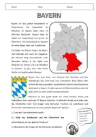 Vorschau - Unterrichtsreihen - Bundesländer Deutschlands! Informationen zu allen Bundesländern + Arbeitsblätter - Deckblatt