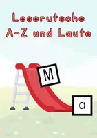 Vorschau - Stationenlernen - Leserutsche A-Z Tafelmaterial - Deckblatt