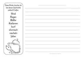 Vorschau - Anderer Materialtyp - Aufsatz Thema: Herbst (Reizwortgeschichte oder Nacherzählung) - Seite 2