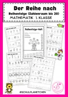 Vorschau - Arbeitsblätter - Der Reihe nach - Reihenfolge (Zahlenraum bis 20) - Seite 1