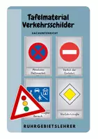 Vorschau - Bildkarten - Verkehrsschilder Verkehrszeichen Tafelmaterial - Deckblatt