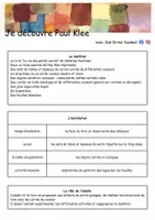 Aperçu - Préparation de séance / Séance complète - Je découvre les carrés avec Paul Klee - Page de couverture