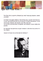 Aperçu - Préparation de séance / Séance complète - Je découvre les carrés avec Paul Klee - Page 1