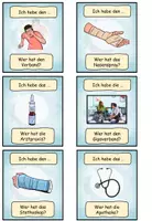 Vorschau - Spiele - Lesespiel "Ich bin krank" DaZ / DaF / Deutsch - Seite 3