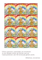 Vorschau - Mal- und Bastelvorlagen - Feriengrüße zu Ostern für die Erdmännchenklasse - Seite 1