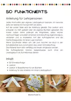 Vorschau - Merkblätter - LESETAGEBUCH - Schreibaufträge, Anleitung und Lexikon - Seite 1