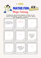 Vorschau - Arbeitsblätter - Mathe Bingo! Rechenoperationen mit Dezimalzahlen - Seite 1