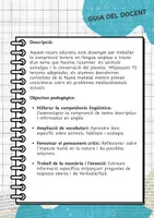 Vista previa - Unidades / Secuencias / Situaciones de Aprendizaje - English Reading Pack: Endangered Animals (Cicle Superior) - página 1