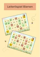 Vorschau - Spiele - Leiterlispiel Bienen 3 Versionen - Deckblatt