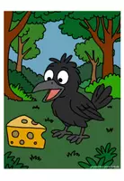 Vorschau - Bildkarten - Fabel Bildkarten Fuchs und Krähe Äsop - Seite 1