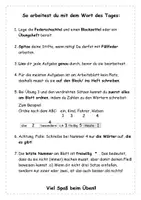 Vorschau - Arbeitsblätter - Tägliches Training mit dem *Wort des Tages* #edukiknaller2021 - Seite 1