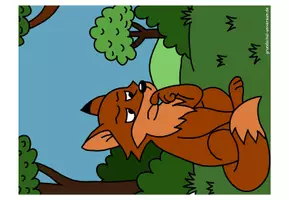 Vorschau - Bildkarten - Fabel Bildkarten Fuchs und Storch Äsop - Seite 2