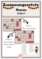 Vorschau - Spiele - Zusammengesetzte Nomen: Zwei Brettspiele - Deckblatt