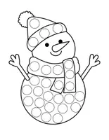 Aperçu - Apprentissages en autonomie - Do-A-Dot Winter Worksheets | Activité Hiver - Page de couverture