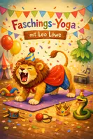 Vorschau - Spiele - Faschingsyoga mit Leo Löwe - Deckblatt