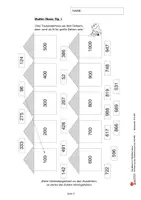 Vorschau - Arbeitsblätter - Zahlenraumerfassung bis 100000 | Mathematik Grundschule Klasse 3-4 | Übungen, Zahlenhaus, Arbeitsblätter - Seite 3