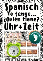 Vorschau - Spiele - Yo tengo, ¿quién tiene? - UHRZEIT (digital/analog) mit einem Lernspiel üben - Deckblatt