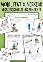 Vorschau - Arbeitsblätter - Mobilität und Verkehr - Verkehrsregeln (Arbeitsblatt) - Deckblatt