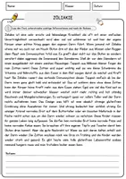 Vorschau - Arbeitsblätter - Zöliakie Lesetext mit Richtig Falsch Multiple Choice und Offenen Fragen - Seite 1
