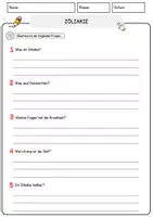 Vorschau - Arbeitsblätter - Zöliakie Lesetext mit Richtig Falsch Multiple Choice und Offenen Fragen - Seite 3