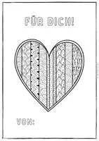 Vorschau - Mal- und Bastelvorlagen - Von Herzen - Ausmalbilder - Seite 2
