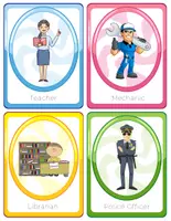 anteprima - Flashcard - Professions in Pictures Community Helpers Flashcards Set for Kindergarten - Pagina 3