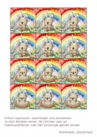 Vorschau - Mal- und Bastelvorlagen - Feriengrüße zu Ostern für die Koalaklasse - Seite 1