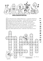 Vorschau - Arbeitsblätter - KREUZWORTRÄTSEL INSTRUMENTE MUSIKMONSTER | Musik | 5 Rätselseiten + Lösungen | Klasse 3–7 - Seite 2