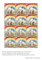 Vorschau - Mal- und Bastelvorlagen - Feriengrüße zu Ostern für die Pandaklasse - Seite 1