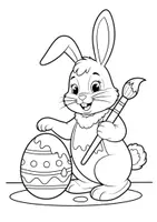 Vorschau - Mal- und Bastelvorlagen - Osterhase Ausmalbilder – 20 einfache & kindgerechte Malvorlagen für Kita und Grundschule - Seite 2