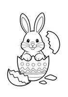 Vorschau - Mal- und Bastelvorlagen - Osterhase Ausmalbilder – 20 einfache & kindgerechte Malvorlagen für Kita und Grundschule - Seite 3